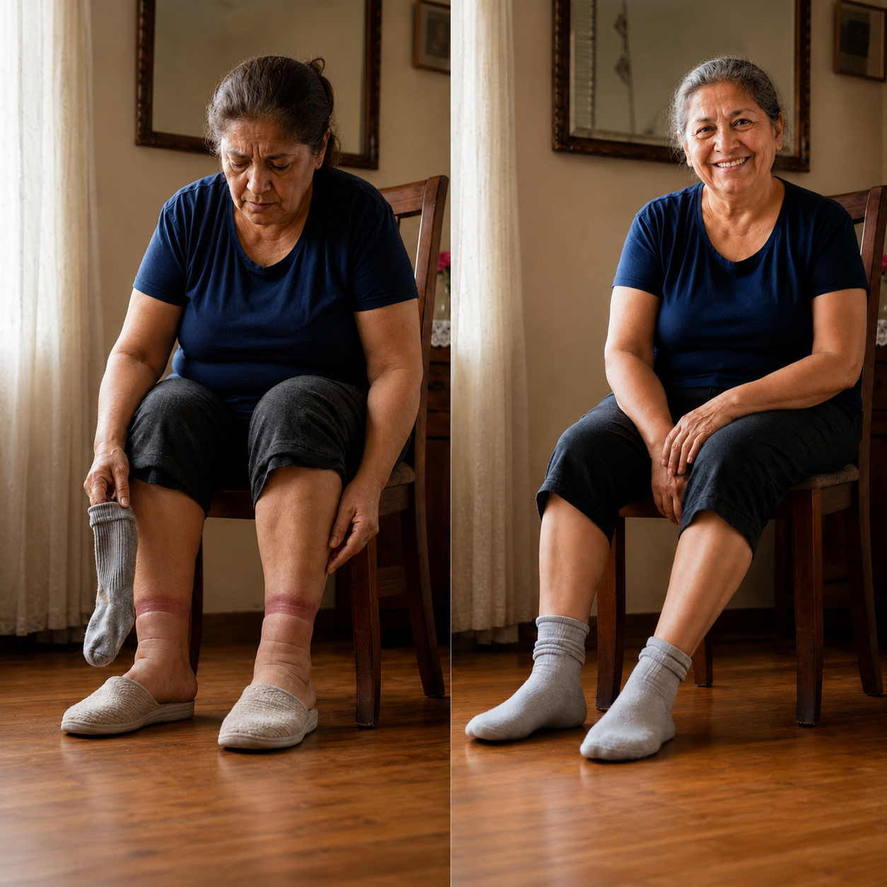 Calcetines para diabéticos- inflamación por retención de líquidos- embarazadas