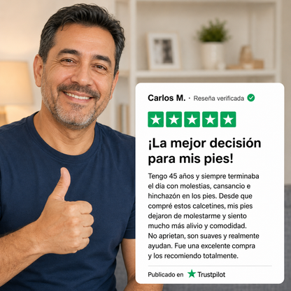 Calcetines para diabéticos- inflamación por retención de líquidos- embarazadas
